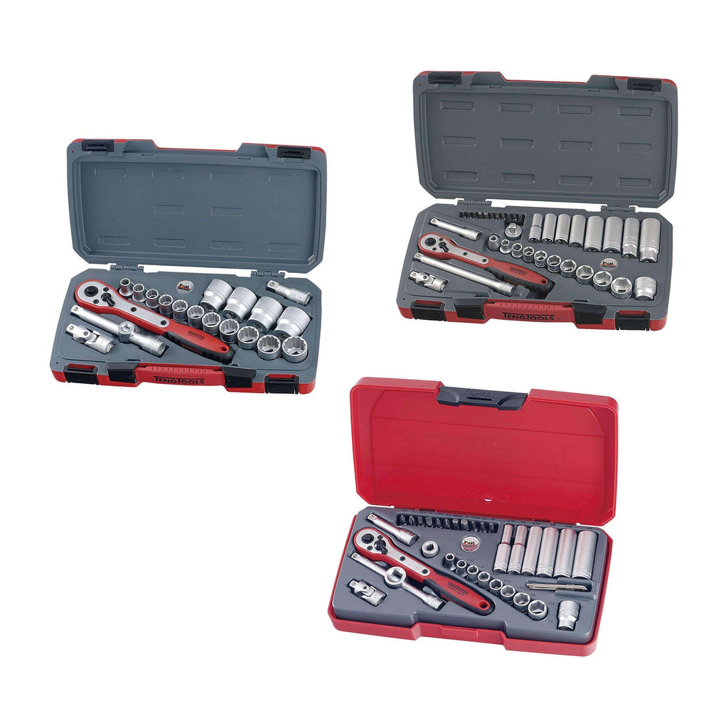 Teng Tools 90 Piece Mixed Drive AF Socket Set - Teng Tools USA