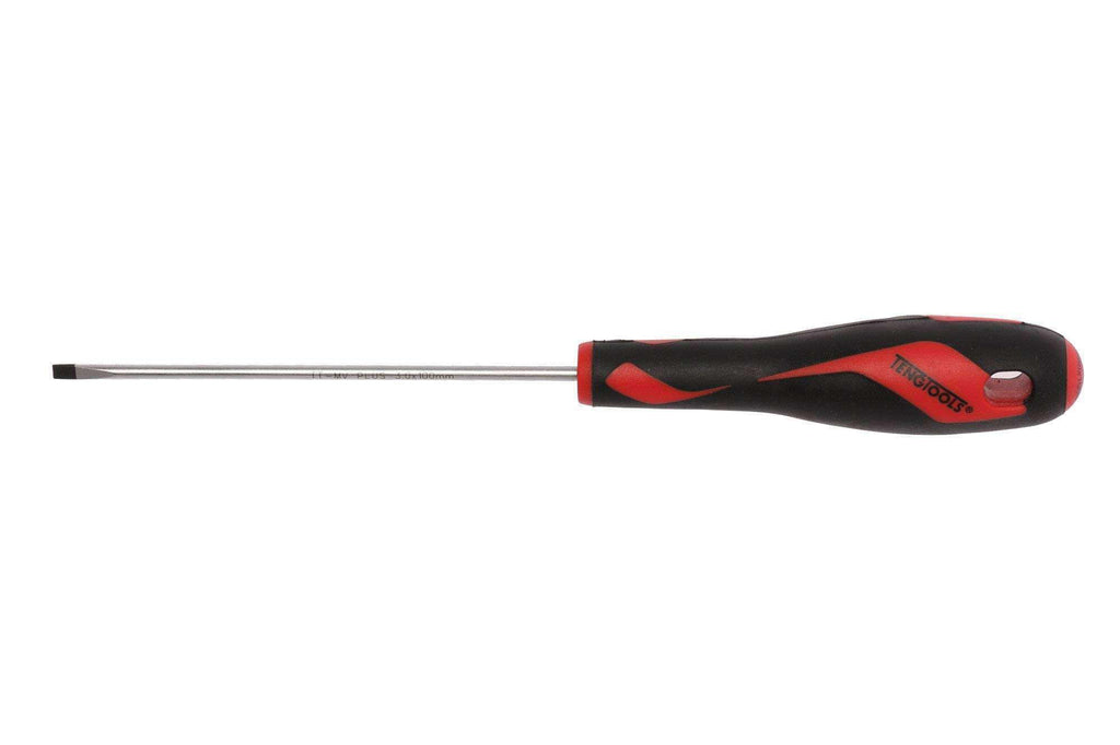 Teng Tools - 3 x 100mm Flat Type Screwdriver - MD920N1 - Teng Tools USA