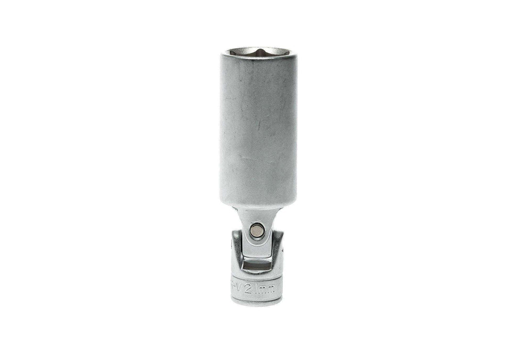 Teng Tools - 21mm 3/8 Inch Drive 6 Point Flexible Spark Plug Socket - M380047-C - Teng Tools USA