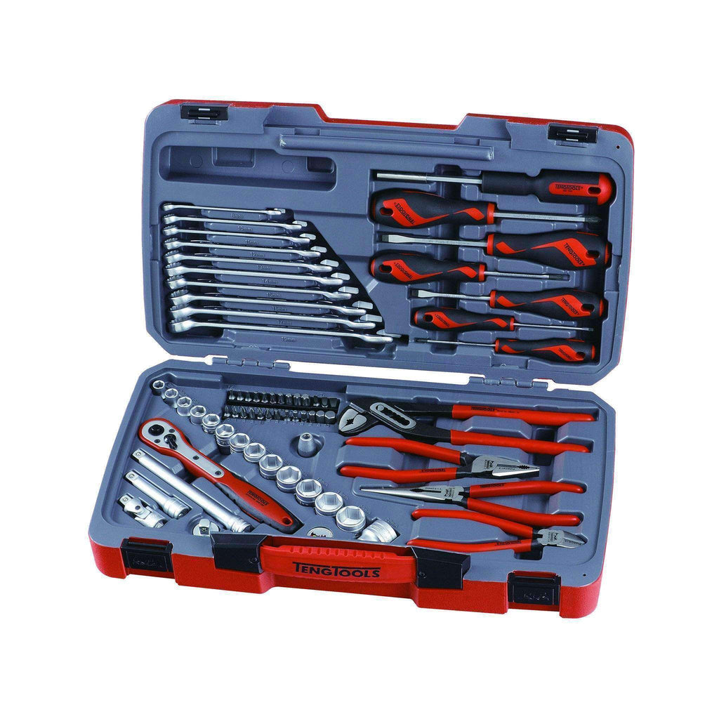 Teng Tools T3867 - 67 Piece 3/8 Inch Drive Metric Tool Set - Teng Tools USA