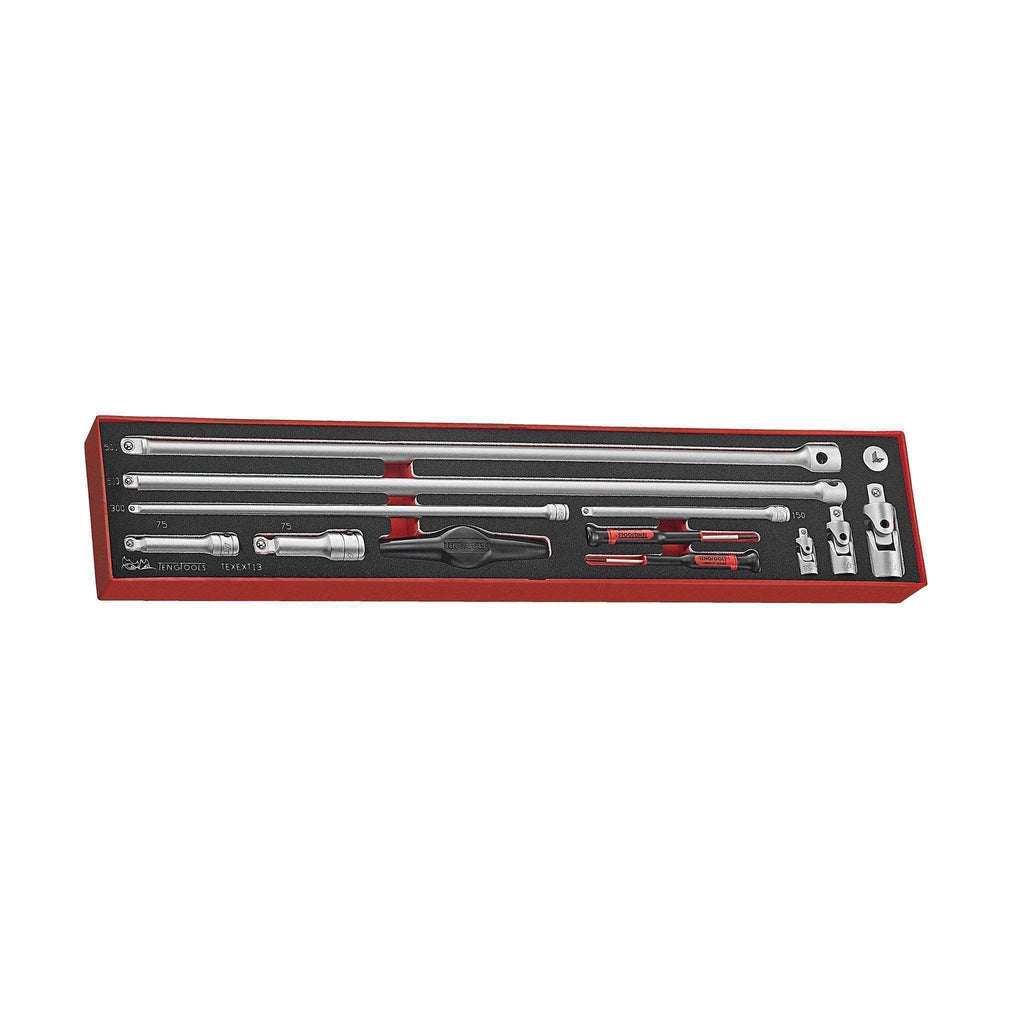 Teng Tools - 13 Piece Socket Accessories Set in EVA Tray - TEN-O-TEXEXT13 - Teng Tools USA