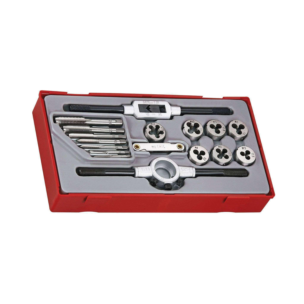 Teng Tools TTTD17 - 17 Piece Tap and Die Set - Teng Tools USA