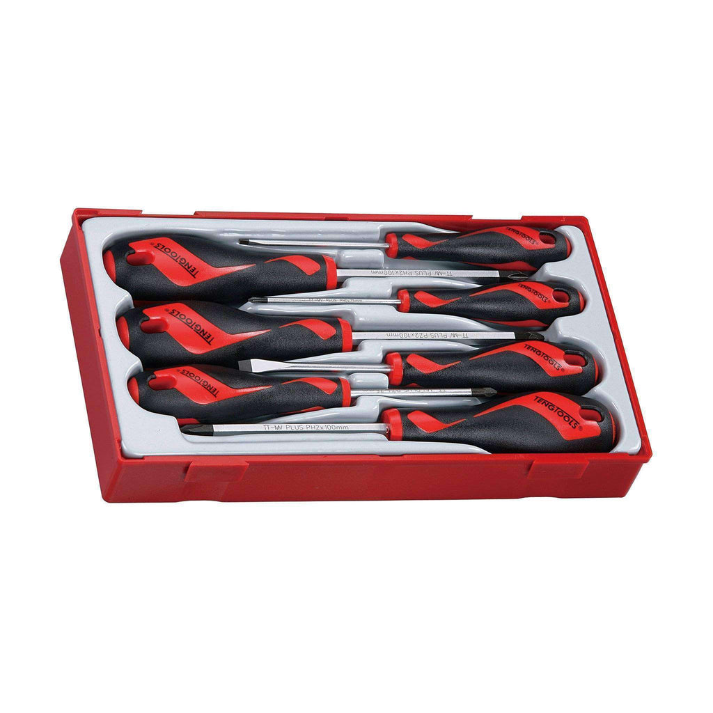 Teng Tools 7 Piece Flat, PH & PZ Type Screwdriver Set - Teng Tools USA