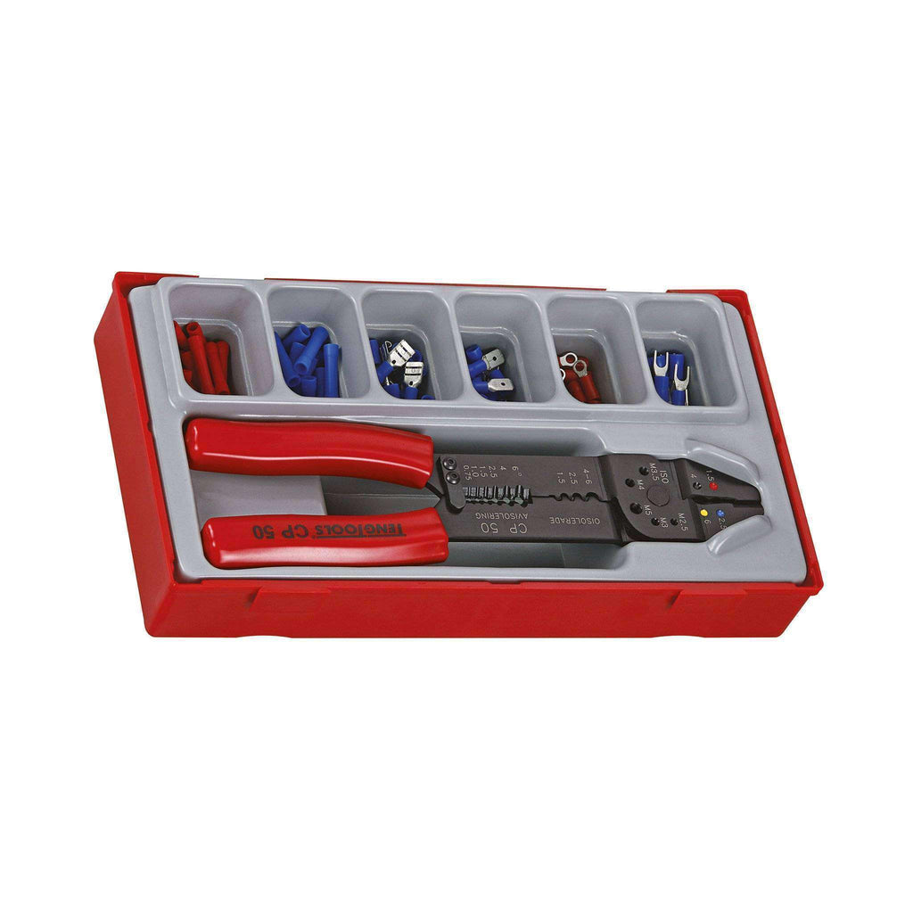 Teng Tools - 121 Piece Crimping Tool & Terminal Set - TEN-O-TTCP121 - Teng Tools USA