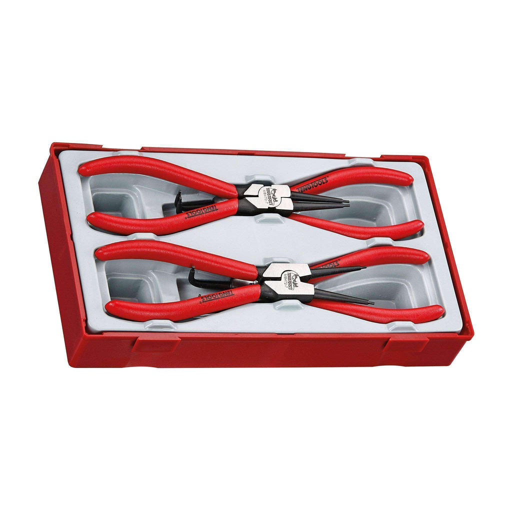 Teng Tools - 4 Piece 7 Inch Snap Ring Cir-clip Pliers Set - TEN-O-TT4747 - Teng Tools USA