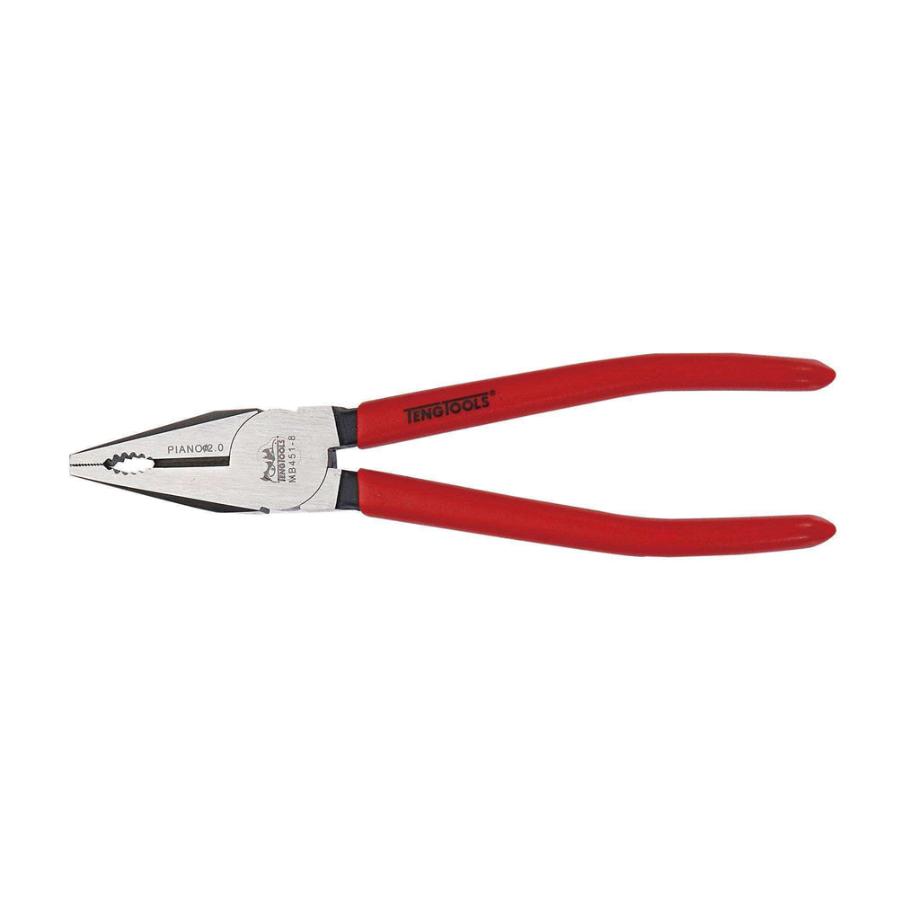 8 Inch Mega Bite Vinyl Grip Combination Pliers - Teng Tools MB451-8 - Teng Tools USA