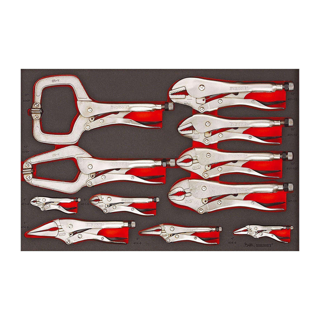 Teng Tools - 11 Piece Power Grip Pliers Set in EVA - TEN-O-TTEVG11 - Teng Tools USA