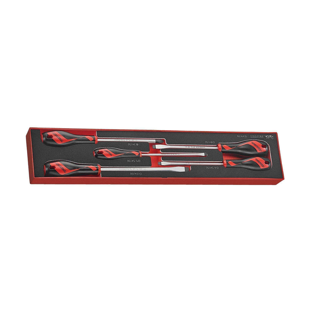 Teng Tools TEX915N - 5 Piece Flat and PH Type Screwdriver Set in EVA Tray - Teng Tools USA