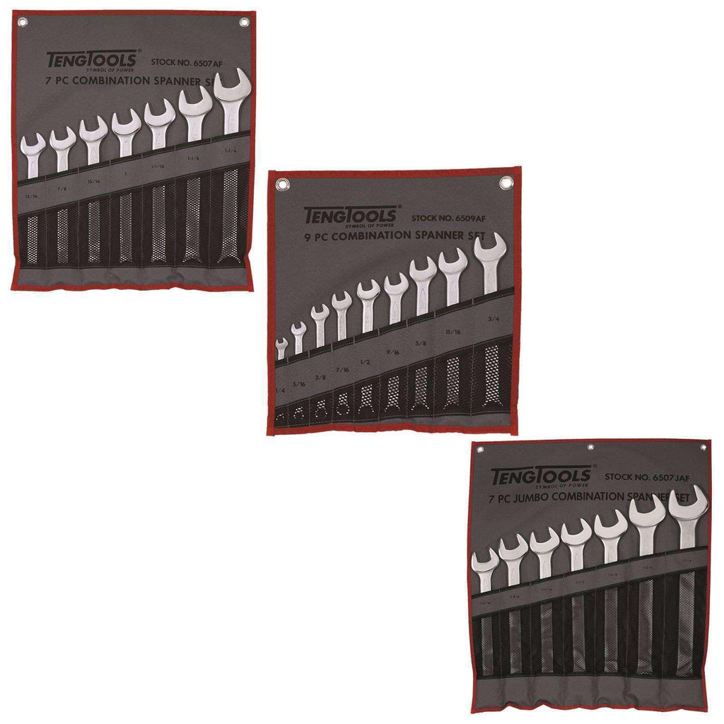 Teng Tools - 23 Piece Combination Spanner Set - TEN-O-6507AF-KIT1 - Teng Tools USA