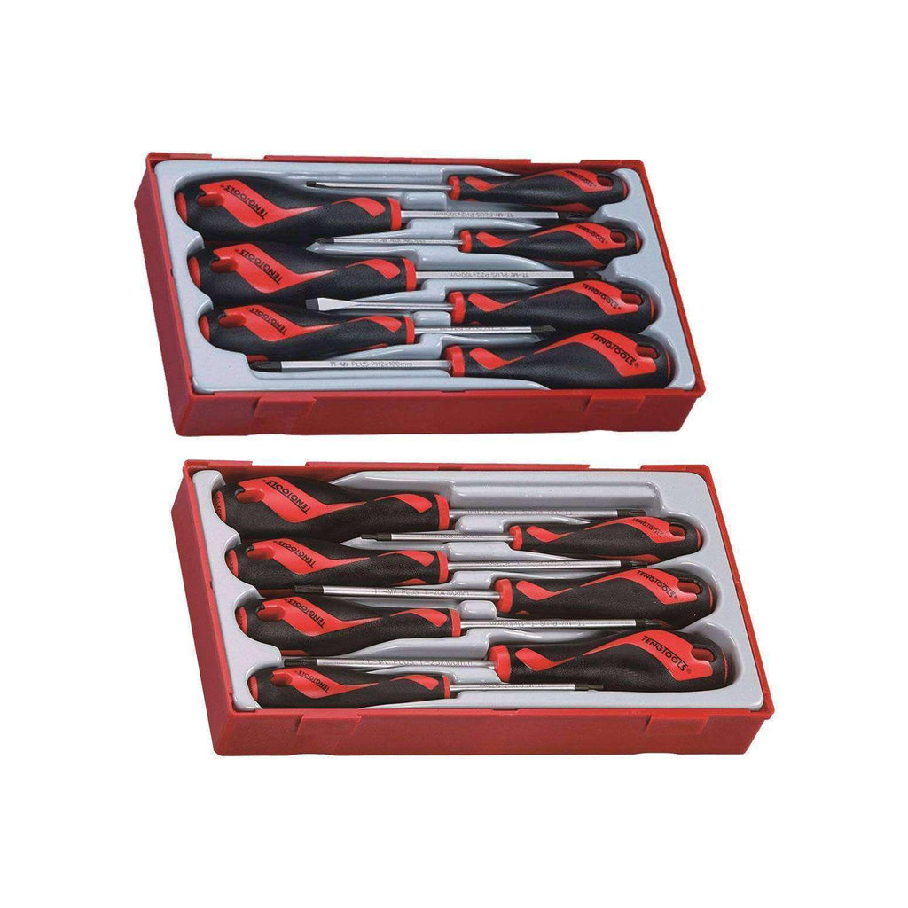 Teng Tools - 14 Piece Flat, PH, PZ and TX Type Screwdriver Set -TEN-O-TT917N-KIT1 - Teng Tools USA