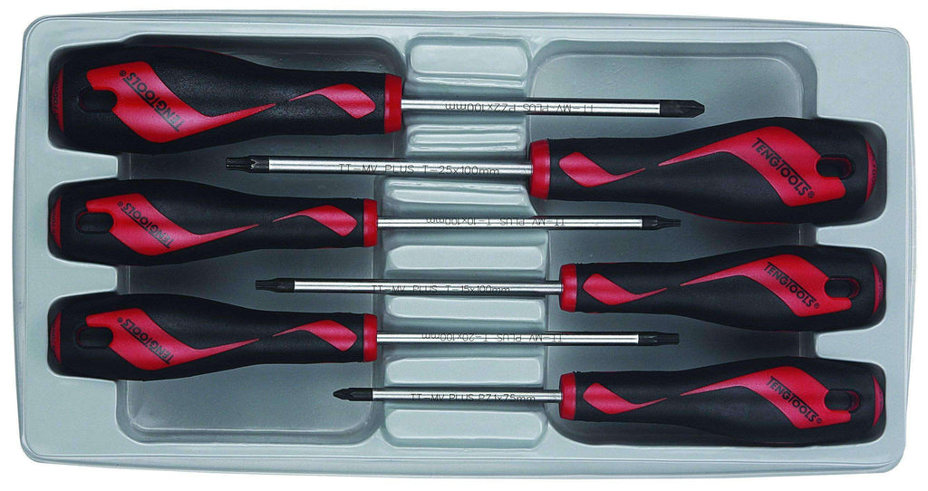 Teng Tools MD906N2 - 6 Piece Screwdriver Set (PZ,TX) - Teng Tools USA