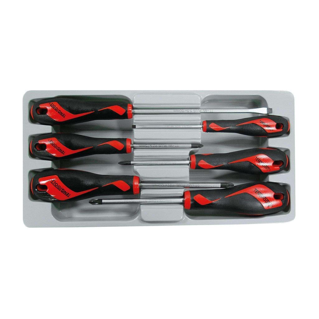 Teng Tools MD906N - 6 Piece Screwdriver Set (Flat,PH,PZ) - Teng Tools USA