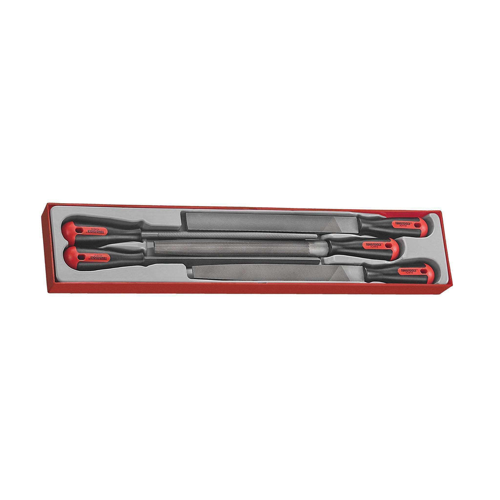 Teng Tools TTXF05 - 5 Piece 10 inch Hand File Set - Teng Tools USA