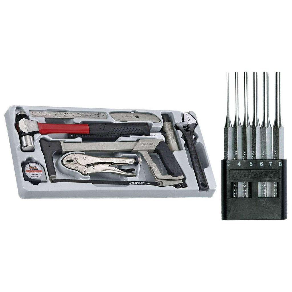 Teng Tools 15 Piece General Service Tool and Punch Set - Teng Tools USA