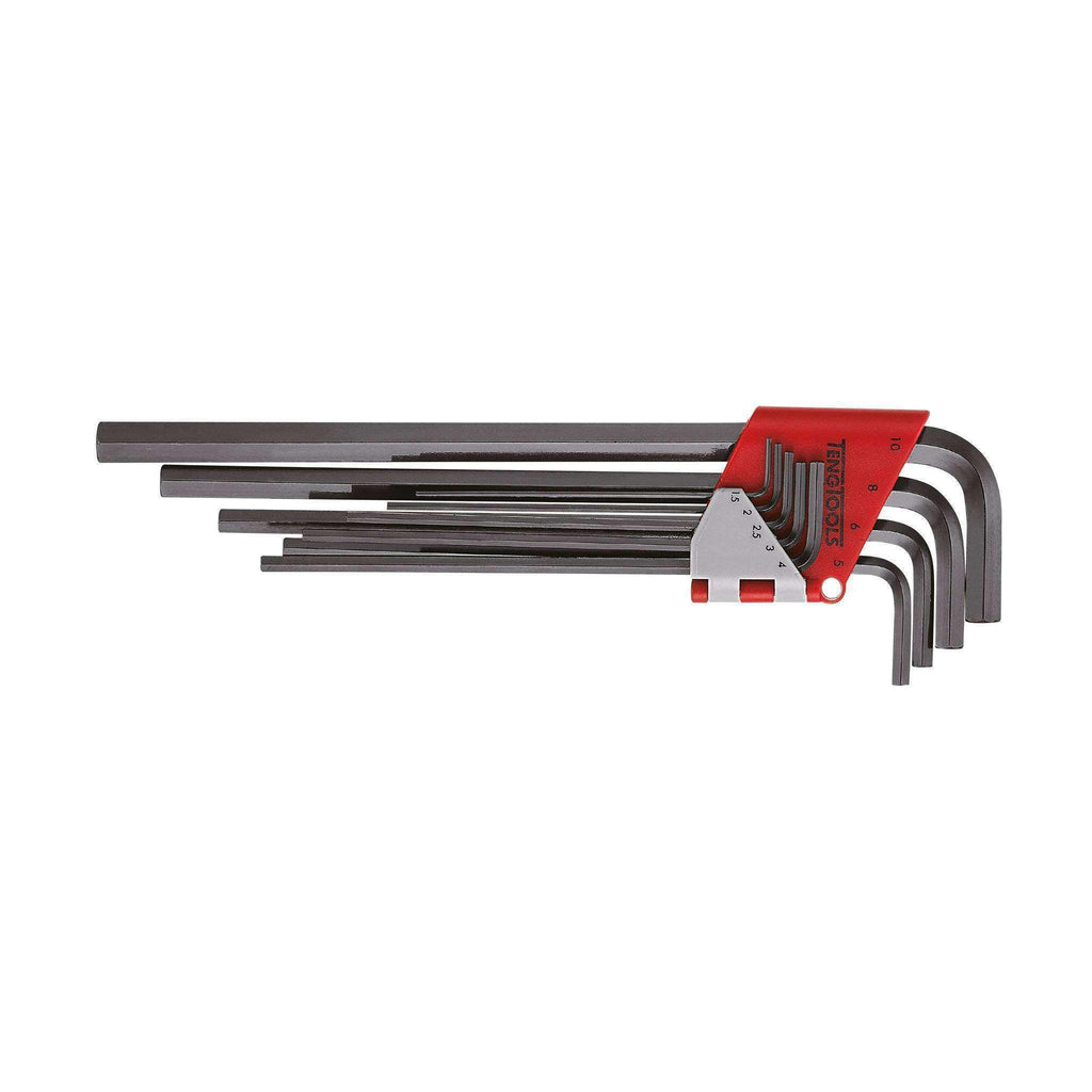 Teng Tools 1479MMRL - 9 Piece Extra Long Metric Hex Key Set - Teng Tools USA